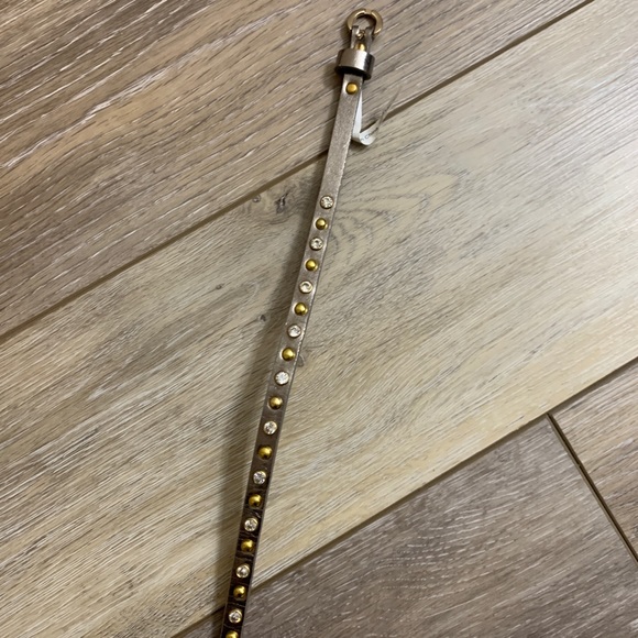 J. Crew Studded Bronze Belt Small - Picture 2 of 6